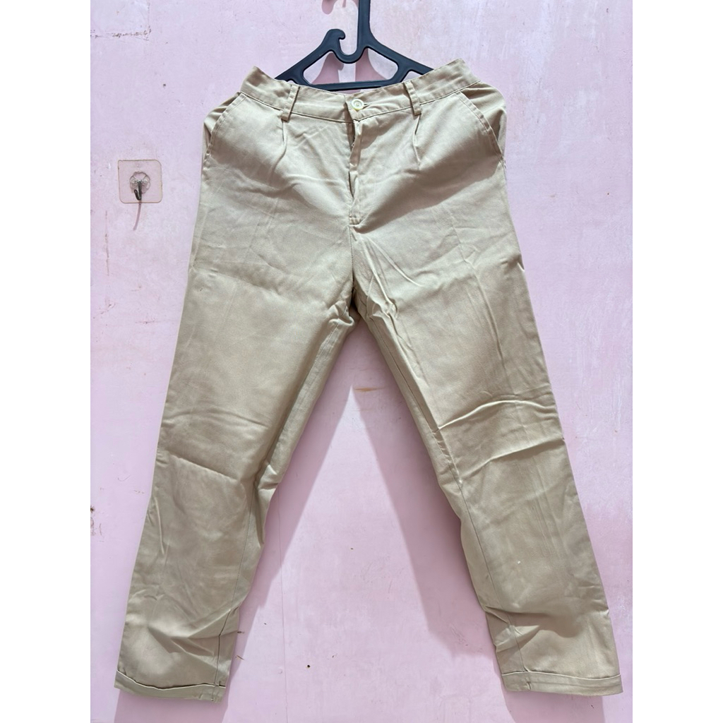 PRELOVED BEGGY PANTS AMERICAN DRILL PREMIUM CELANA PANJANG WANITA CELANA KERJA OOTD REAL PICT
