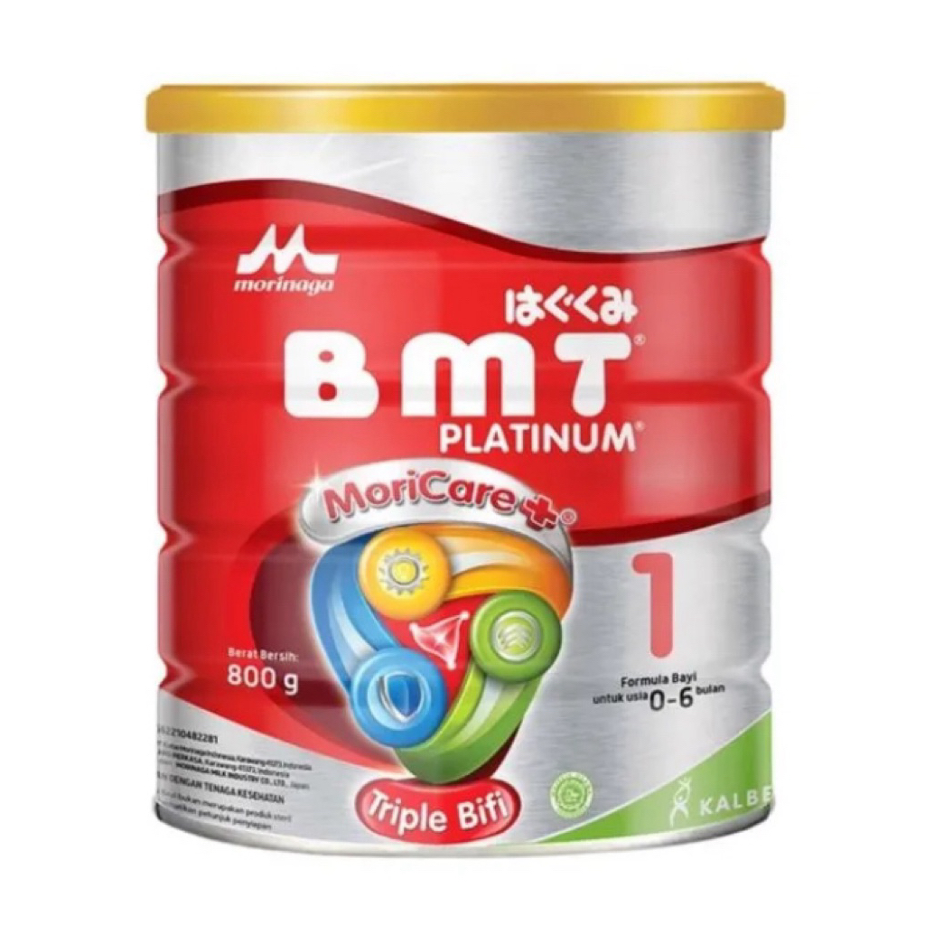 Morinaga BMT Platinum Moricare + Tin 0-6 bulan 800gram