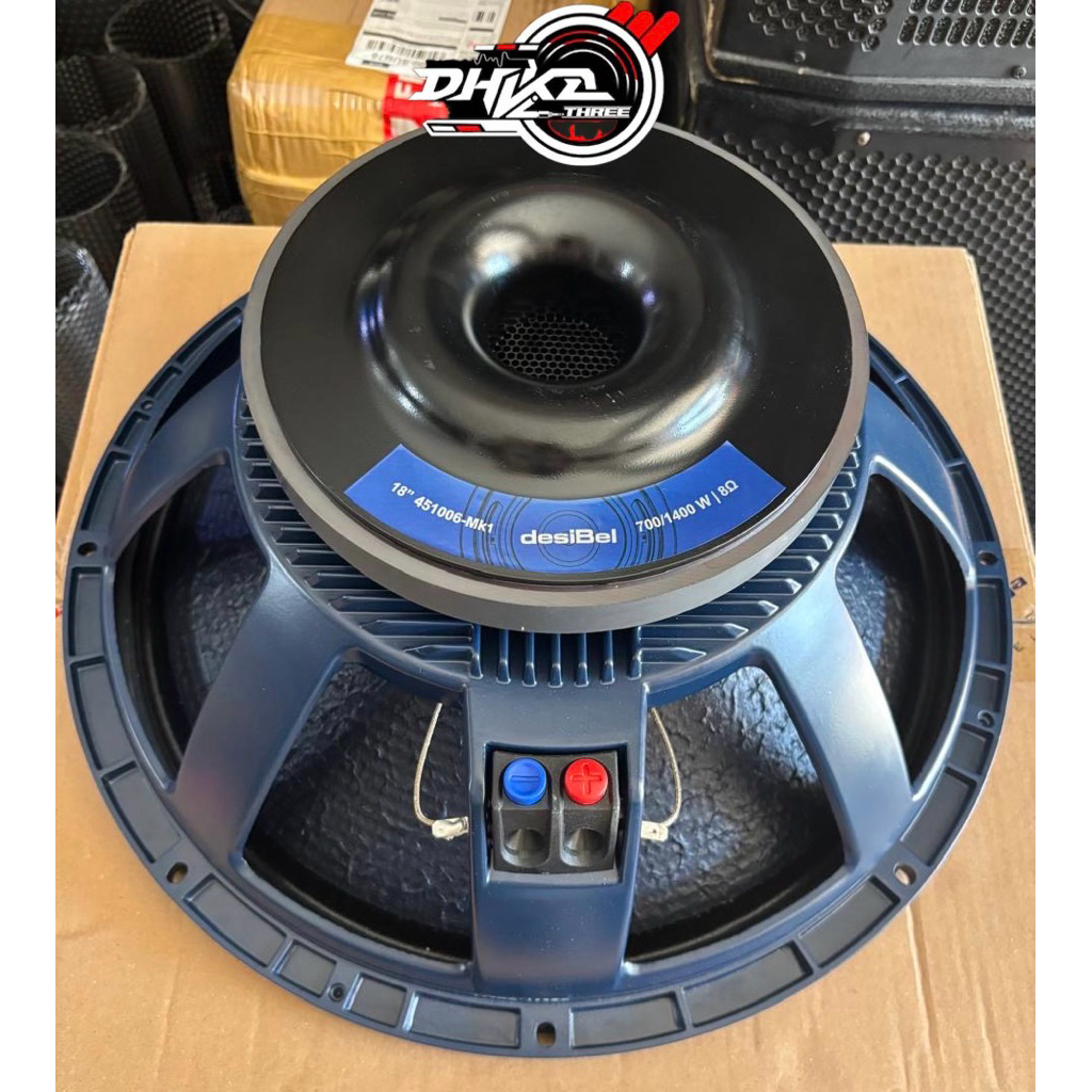 SPEAKER DESIBEL 18” 451006 MK1 SUBWOOFER ORIGINAL / Speaker Desibel 18” 451006 Mk1 Subwoofer Origina
