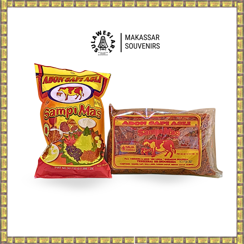 Abon Sapi Mas – 100gr | 250gr – Oleh-Oleh Khas Makassar