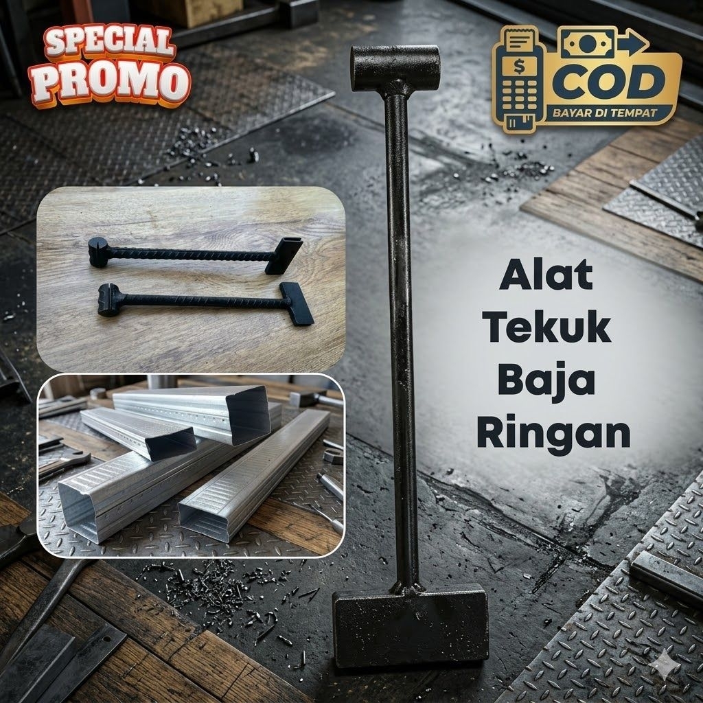 Alat Tekuk Baja Ringan / Kunci Tekuk CNP Hollow Galvalum Rangka Atap Bending Tool