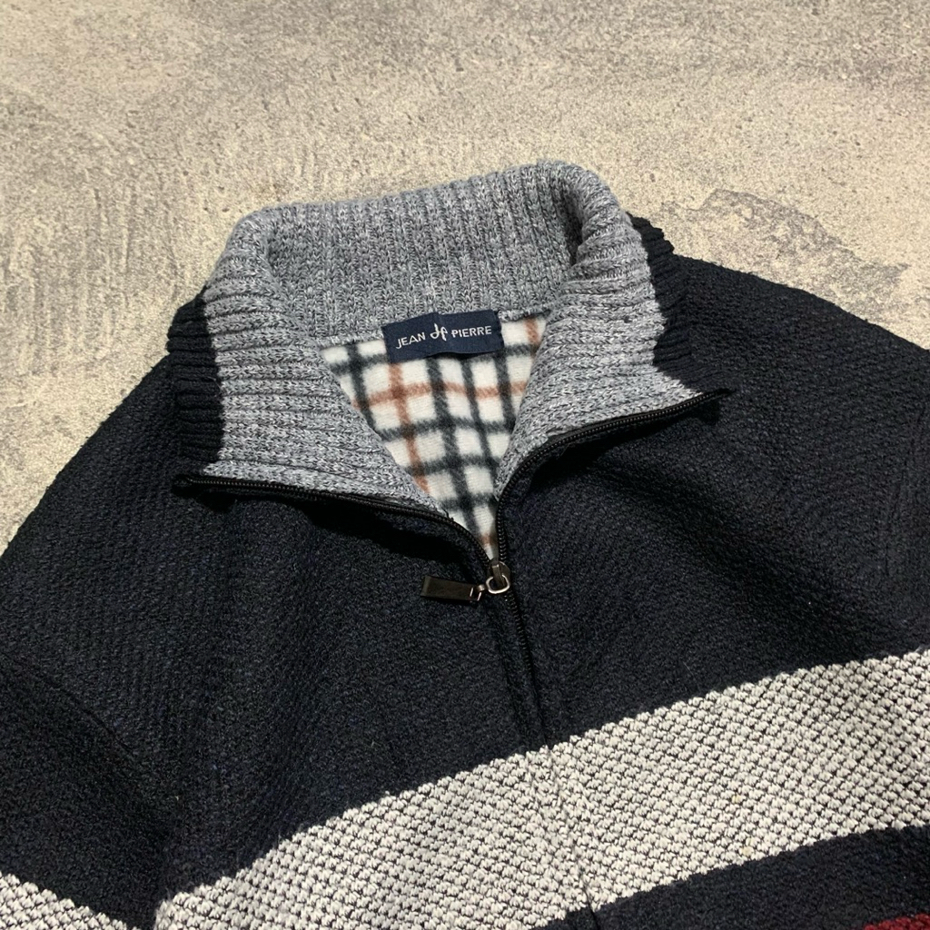 Jean Pierre Half Zip Knit sweater