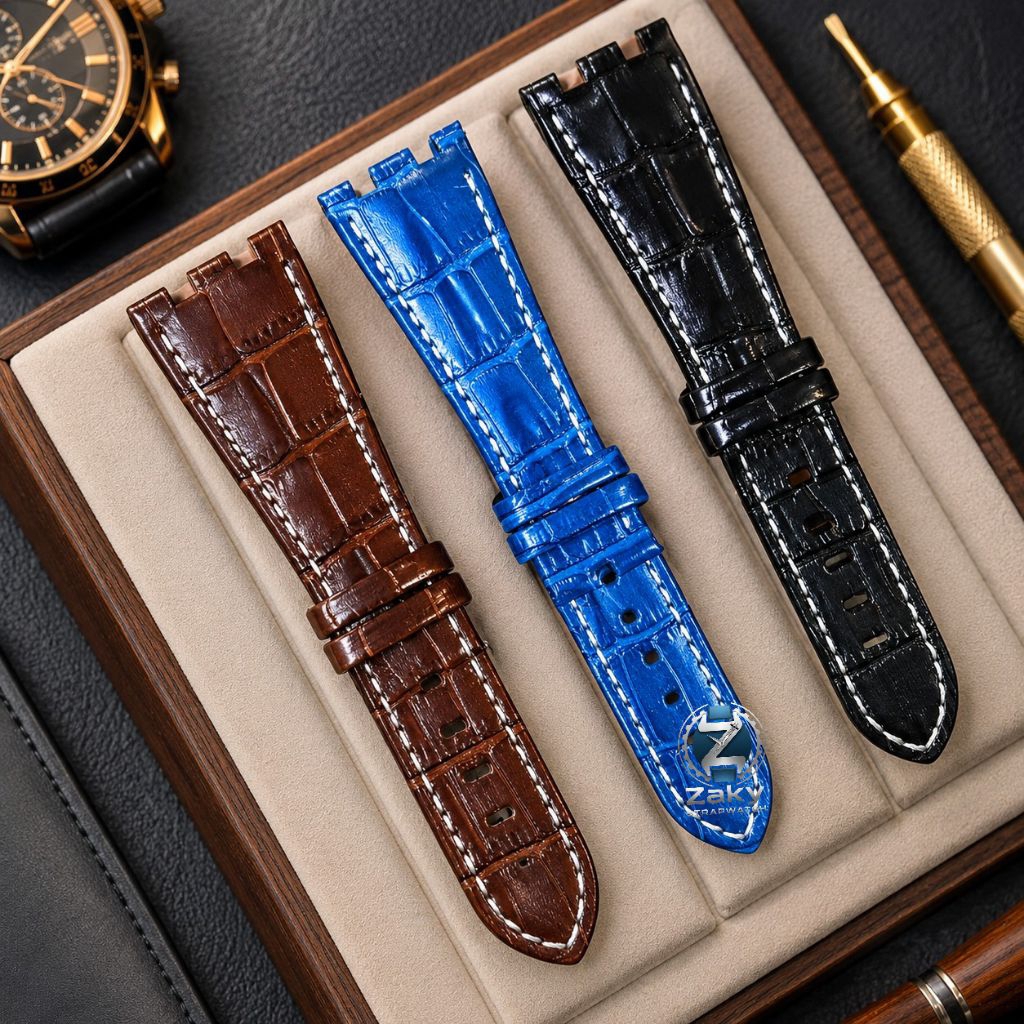 STRAP TALI JAM TANGAN KULIT AUDEMARS PIGUET TALI JAM AP ORIGINAL OEM