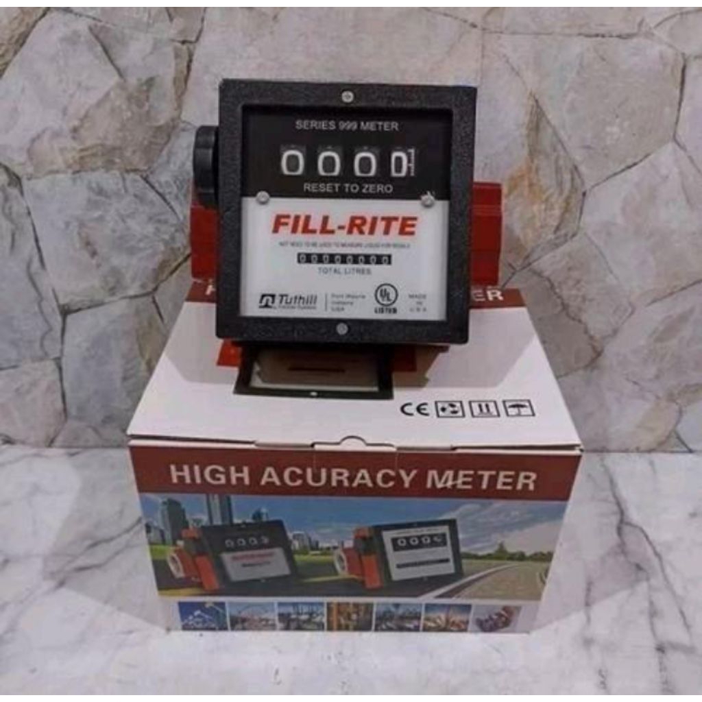 Flow Meter Solar Fill Rite 4Digit 2Inc Flow Meter Solar Bensin dan Minyak