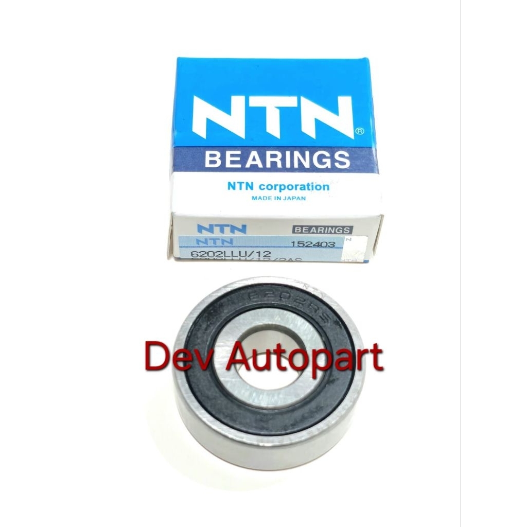 BEARING 6202 LLU 12MM NTN TUTUP KARET