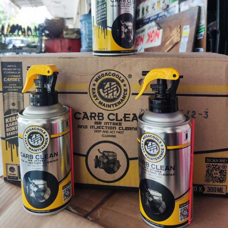 MIN 2 PCS Megacools Karburator Kliner Carb Injection Cleaner 300 ML Original Karbu Kliner Megacools
