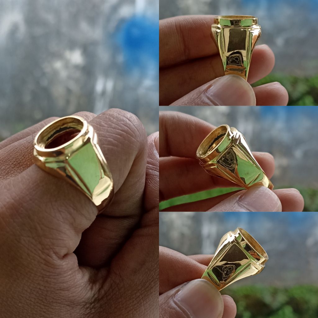 EMBAN POLOS KUNINGAN IKETAN KUNINGAN SARI RING POLOSAN CINCIN POLOSAN KUNINGAN SARI SUPER
