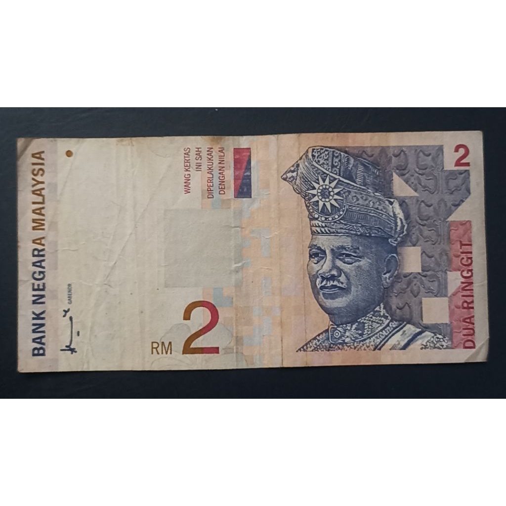 UANG KERTAS MALAYSIA 2 RINGGIT