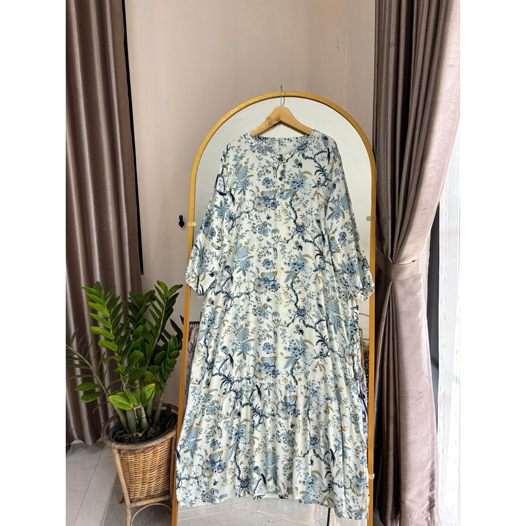 NESTUFF GAMIS RUFFLE GAMIS RAYON JUMBO BUSUI BUMIL FRIENDLY GROSIR DASTER JEMBER