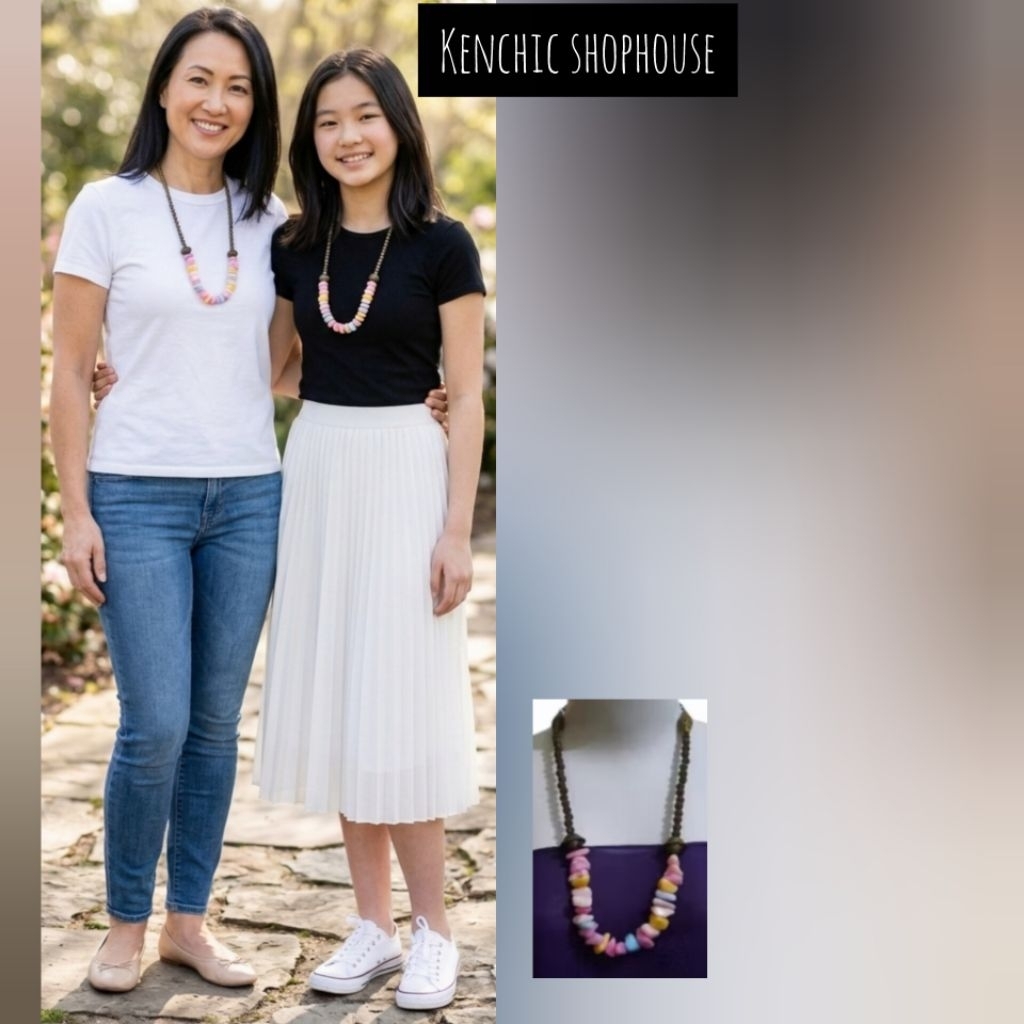HandCraft/kalung murah/etnik/kalung batu/Kalung handmade/handcraft/handmade/gift/Anak/Kalung batu be
