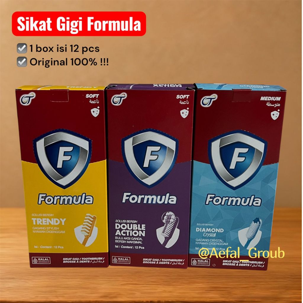 SIKAT GIGI FORMULA 1 Box 12 pcs