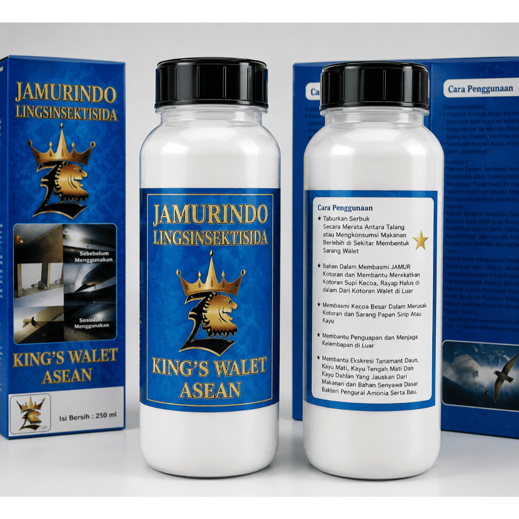 JAMURINDO Pembasmi JAMUR Papan Sirip Rumah Burung Walet