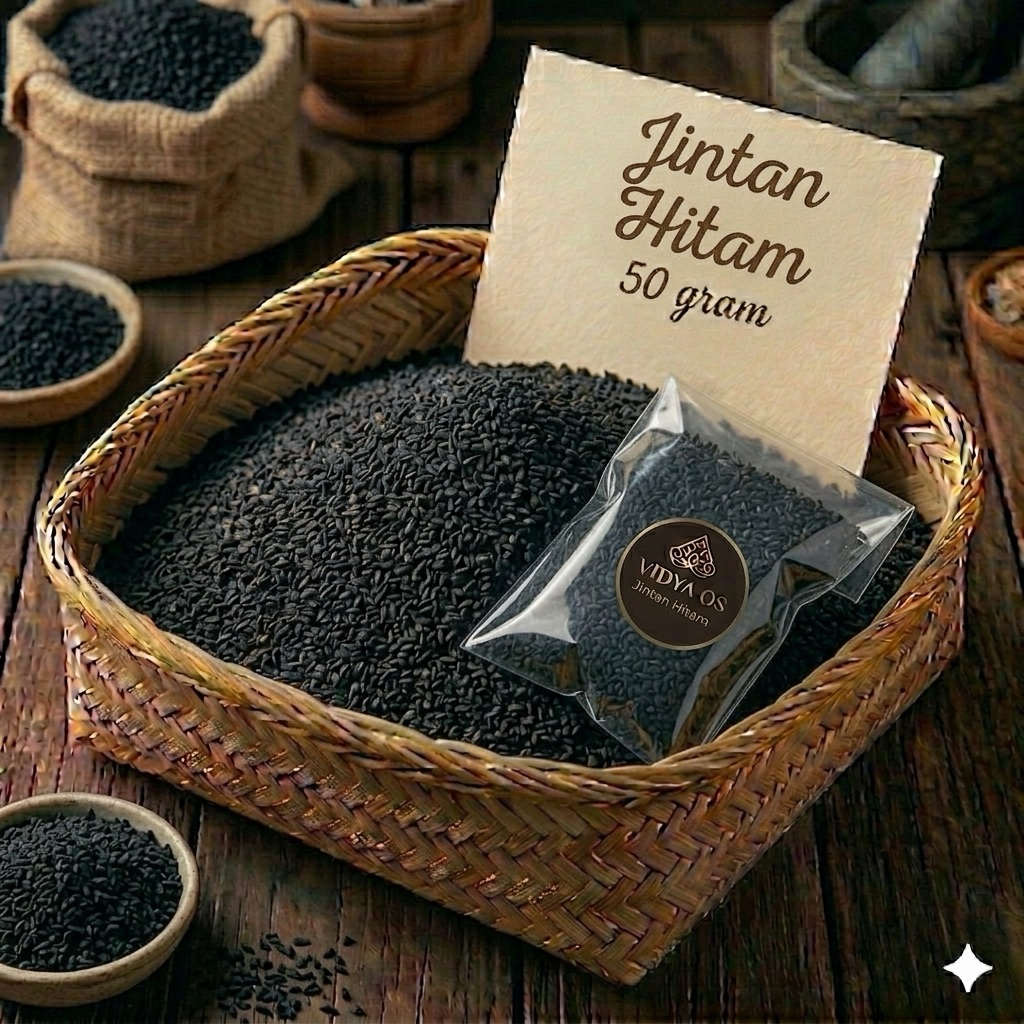 Jintan Hitam Asli Pilihan 50gr / Habbatussauda