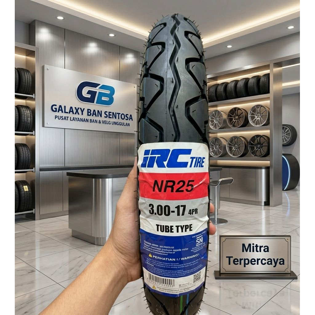Ban Motor IRC NR 25 ( NR25 ) 300-17 (Tubetype) Ban Luar 3.00 17