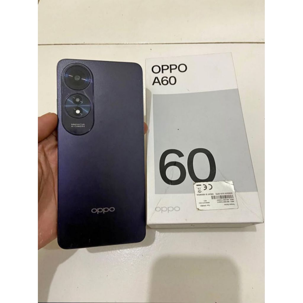 OPPO A60 8/256gb Second Fullset