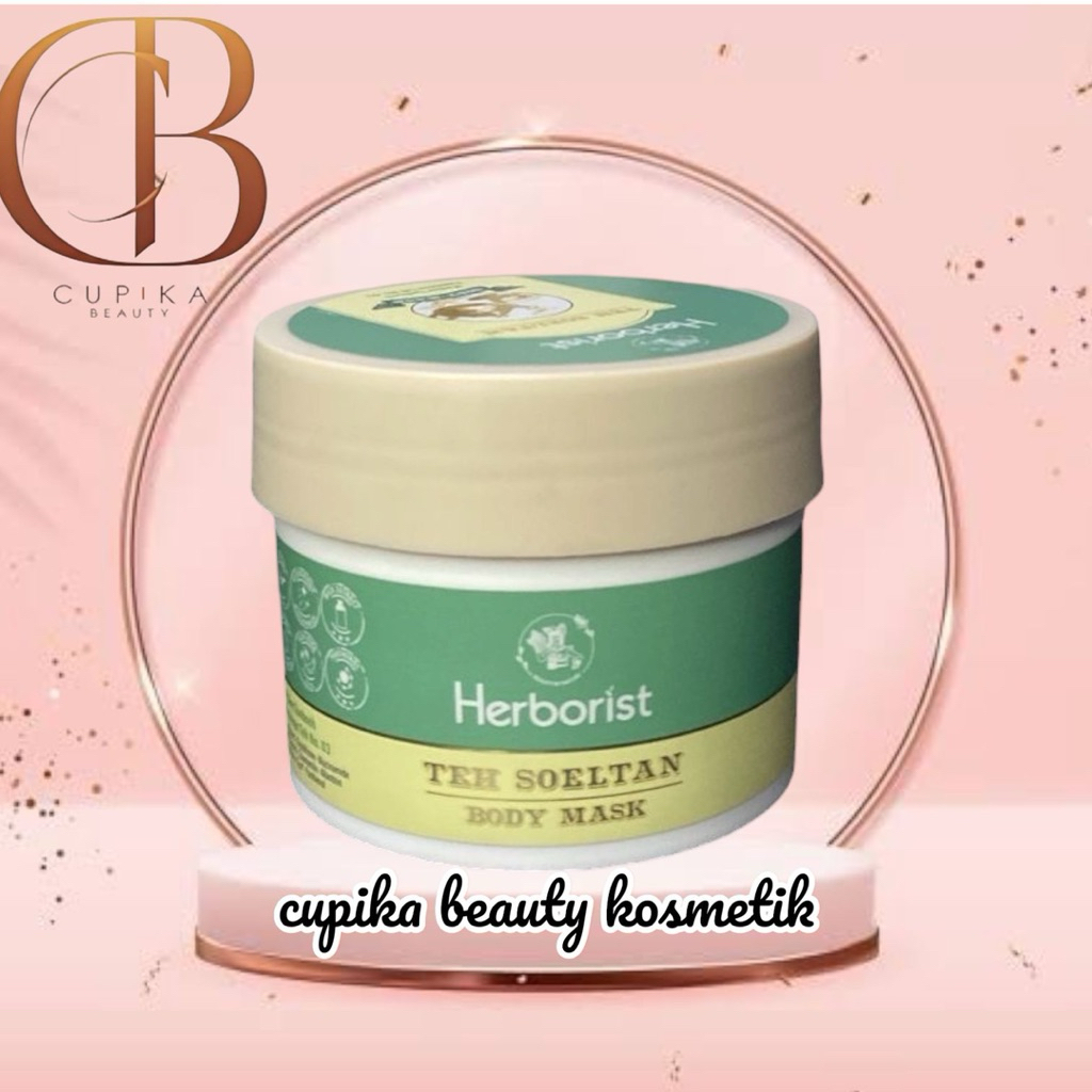 pn.pz} HERBORIST body mask teh soeltan 100 ml masker kulit cerah lembab dan menutrisi