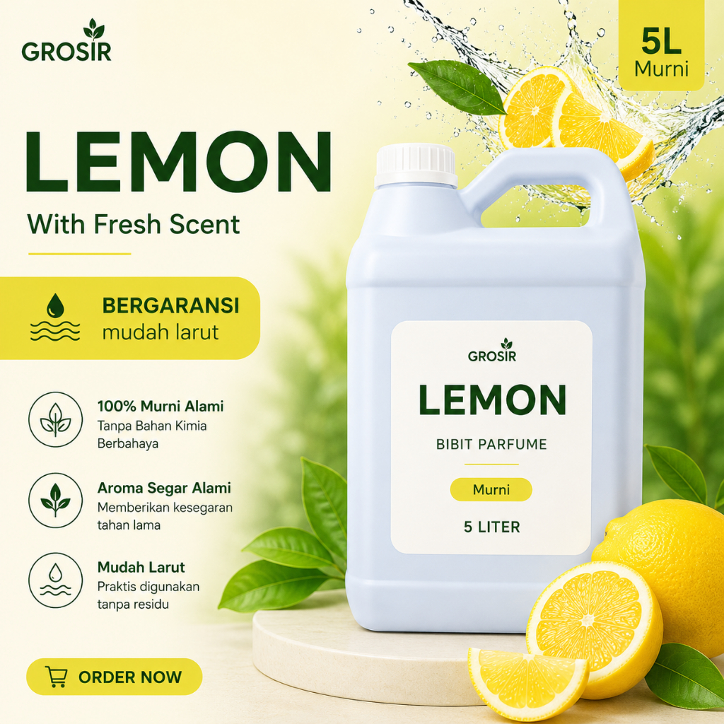 BIBIT PARFUM LEMON 5L / BIANG PARFUM LEMON 5L