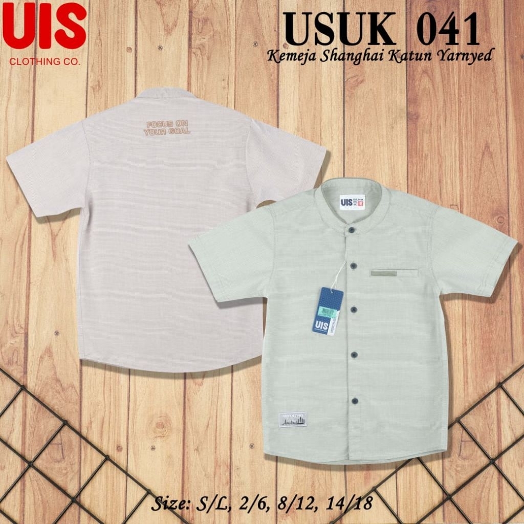 KEMEJA ANAK LAKI LAKI | KEMEJA MODEL TERBARU | KEMEJA SANGHAI KATUN YANRYED | KEMEJA UIS