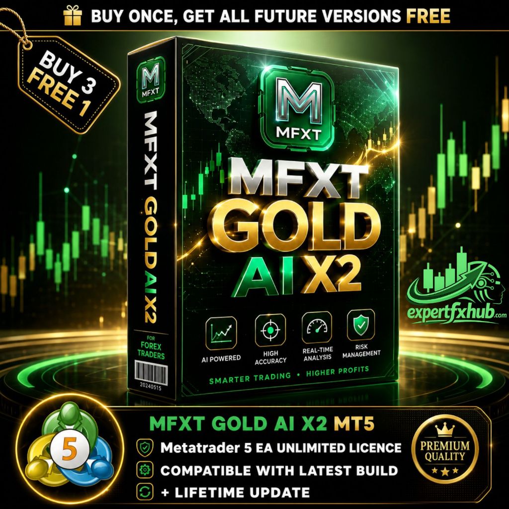 MFXT Gold AI EA Metatrader 5 Expert Advisor, trading bot unlimited licence and free lifetime update,