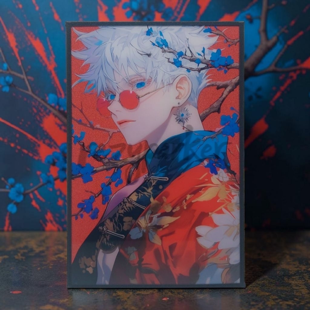 GOJO SATORU JUJUTSU KAISEN A6 SHIKISHI COLORED ART PAPER JJK 15x10CM KARTU TCG/CCG CARD COLLECTION P