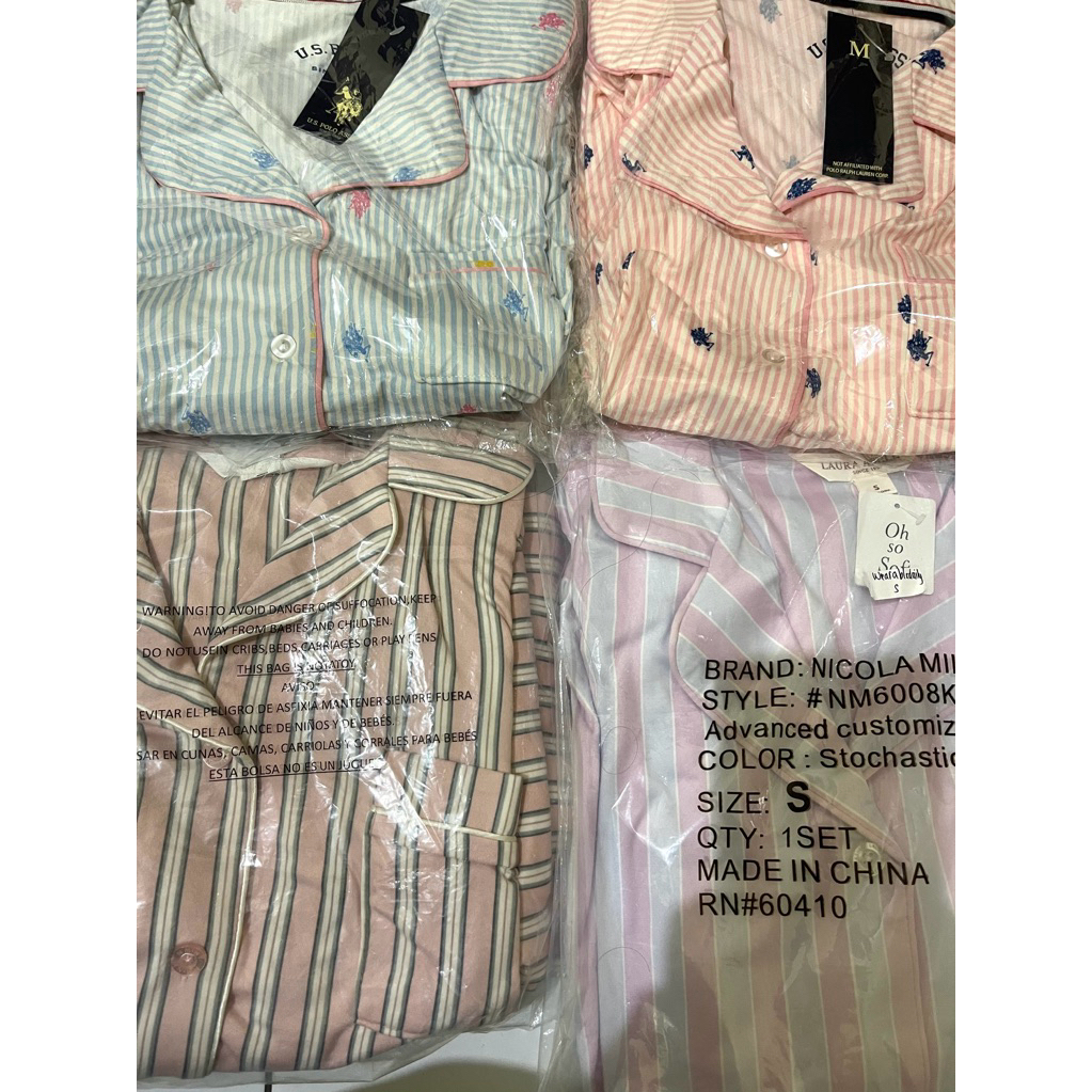 piyama laura ashley pendek panjang , piyama polo , piyama nicole miller , piyama lengan panjang cela