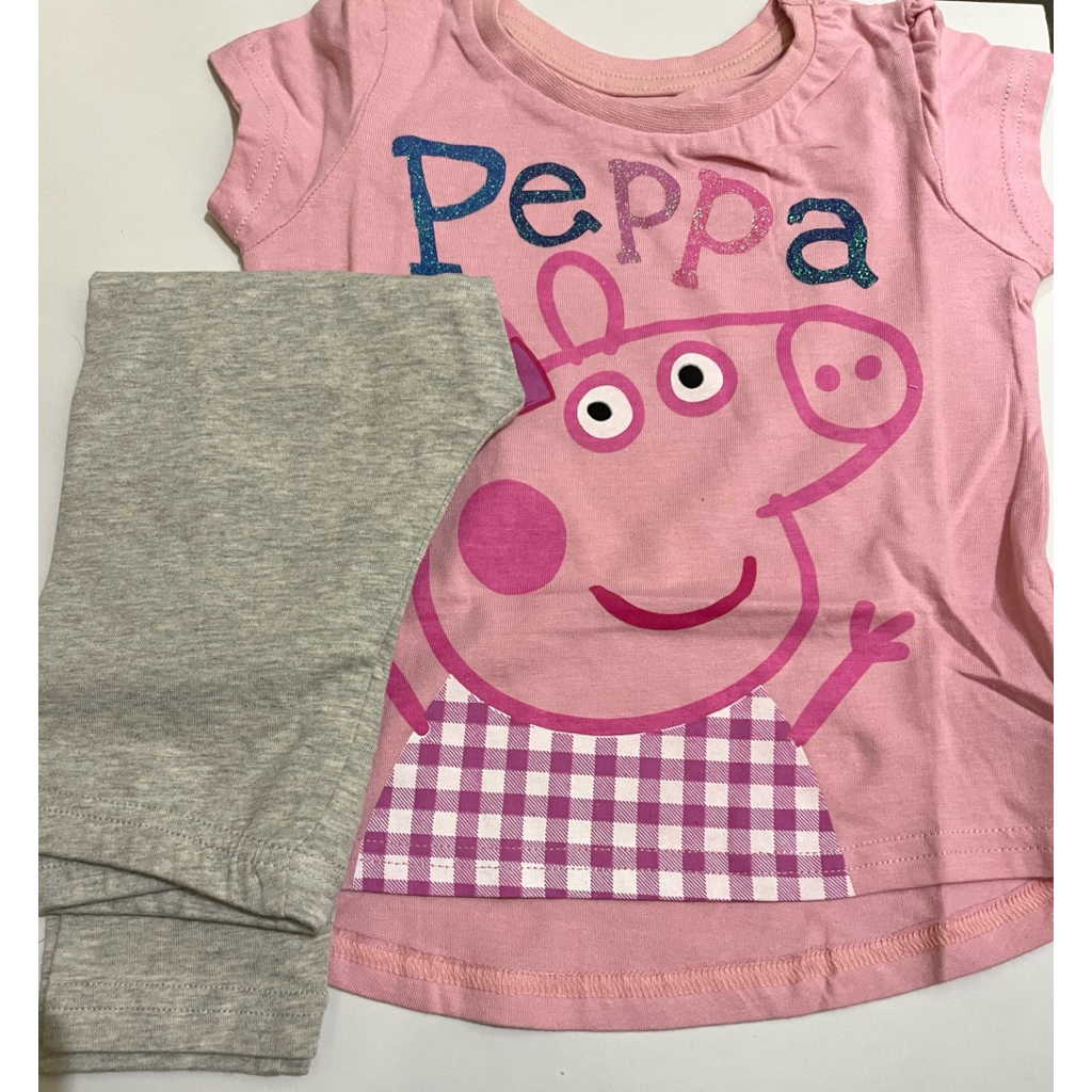 setelan next , set next , kaos peppa pig , baju peppa pig , setelan baju anak , setelan kaos anak
