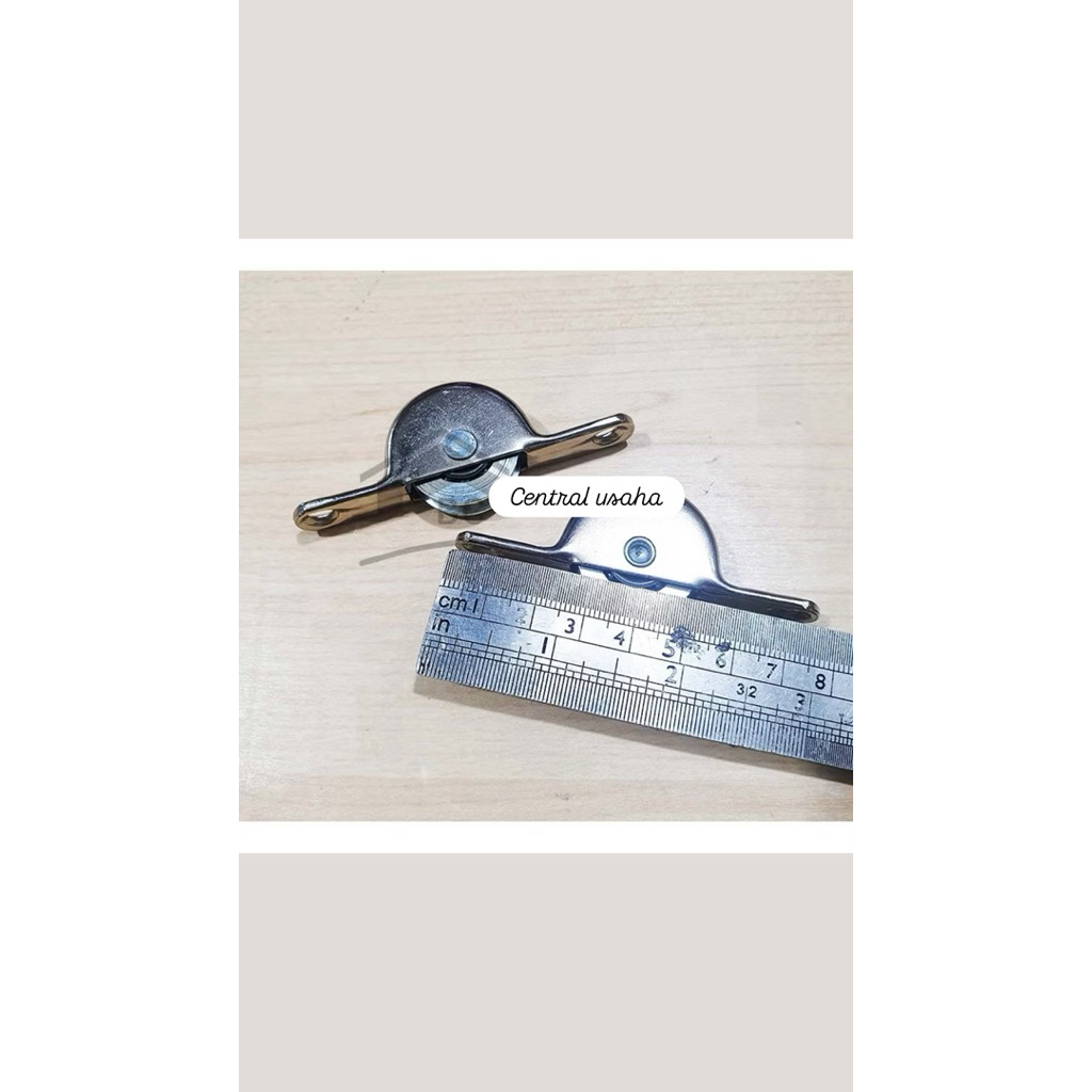 Roda Ulih Size 1 inch / Roda Etalase / Roda Laher Coak dan Rata