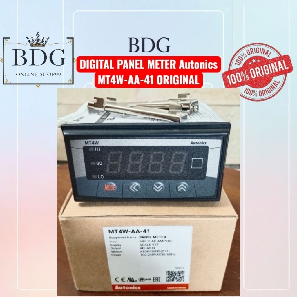 DIGITAL PANEL METER AUTONICS MT4W-AA-41 ORIGINAL