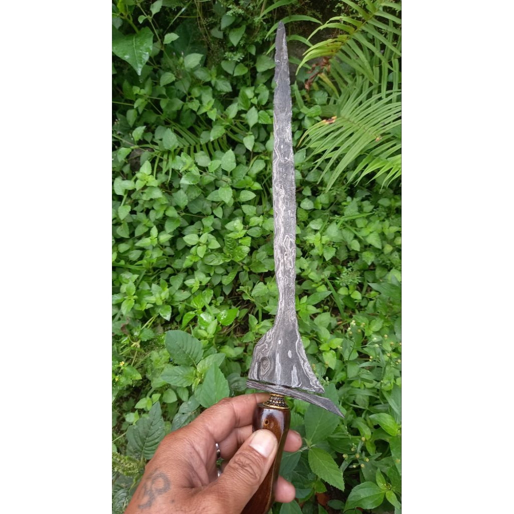 keris pulanggeni lurus sepuh tangguh  majapahit pamor wos wutah sekar kopi tiban