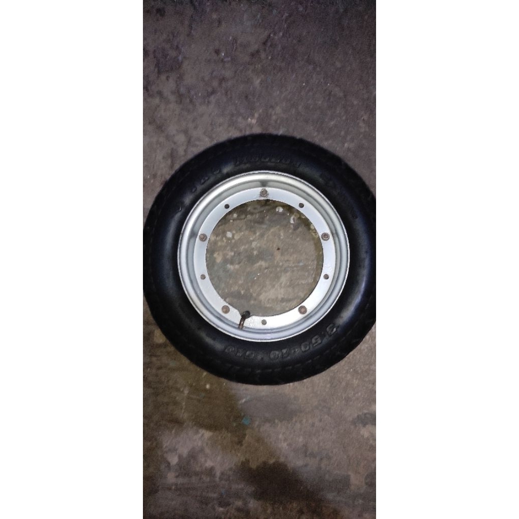 ban set vespa ring 10, pelek kaleng