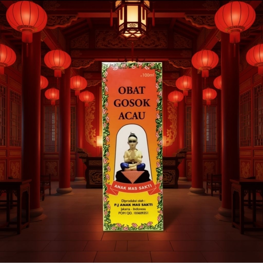 Acau minyak herbal cina urut dan pijit