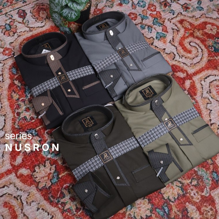 Alraz Jubah Pria Dewasa Katun Premium Fs Nusron 2710