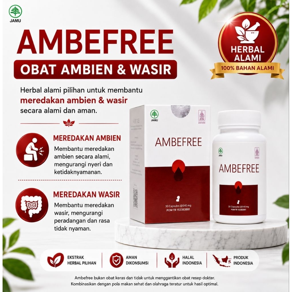 Obat Ambefree 100% Original - Solusi Terbaik Wasir Ambeien Hemoroid