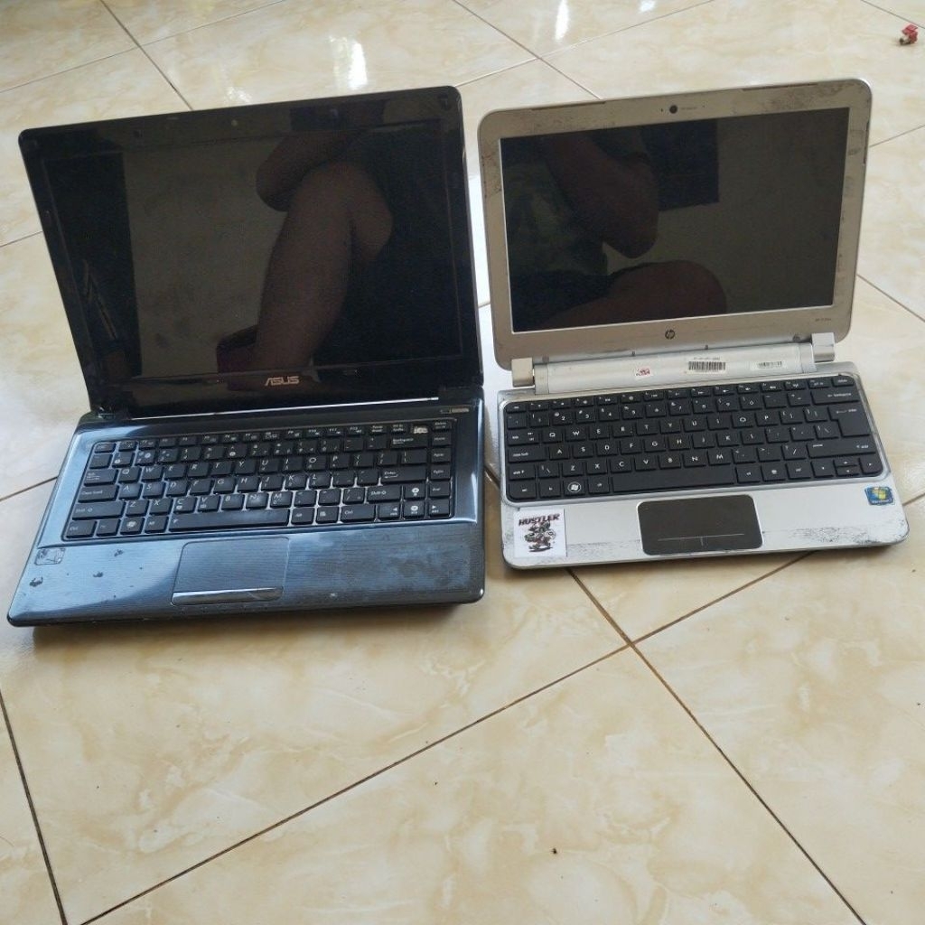 asus a42f minus dan notebook hp utuh kondisi mati