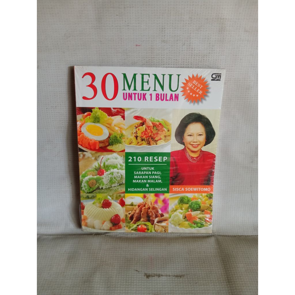 BUKU RESEP MASAKAN - 30 MENU UNTUK 1 BULAN OLEH SISCA SOEWITOMO