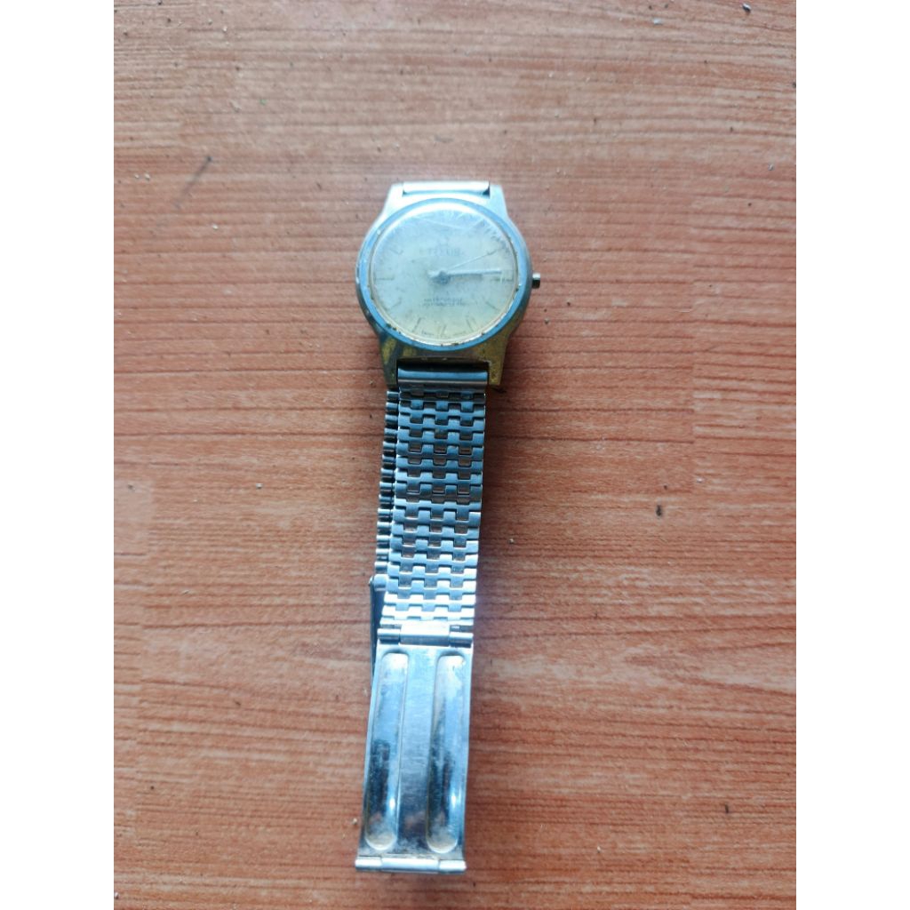 jam tangan jadul otomatis merk titus kondiisi mati
