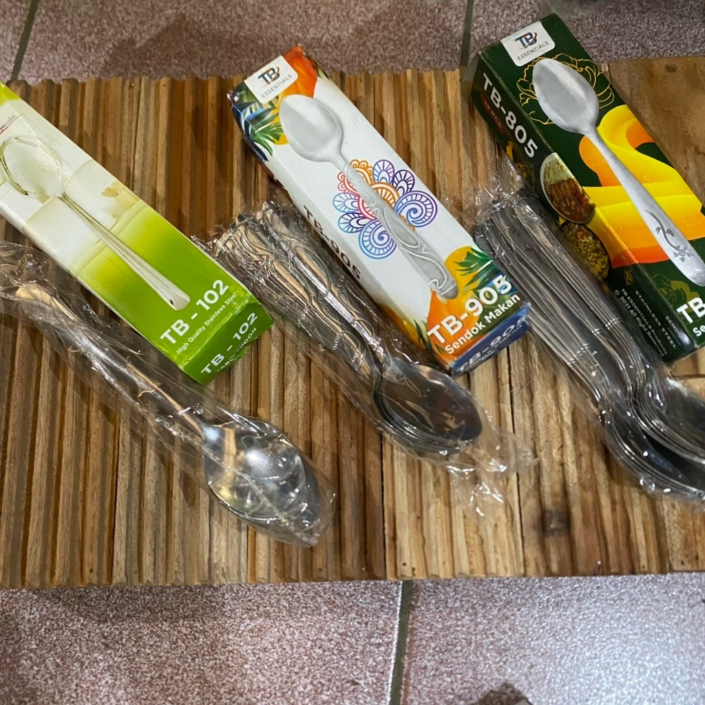 sendok makan stenlis tebal harga satu lusin