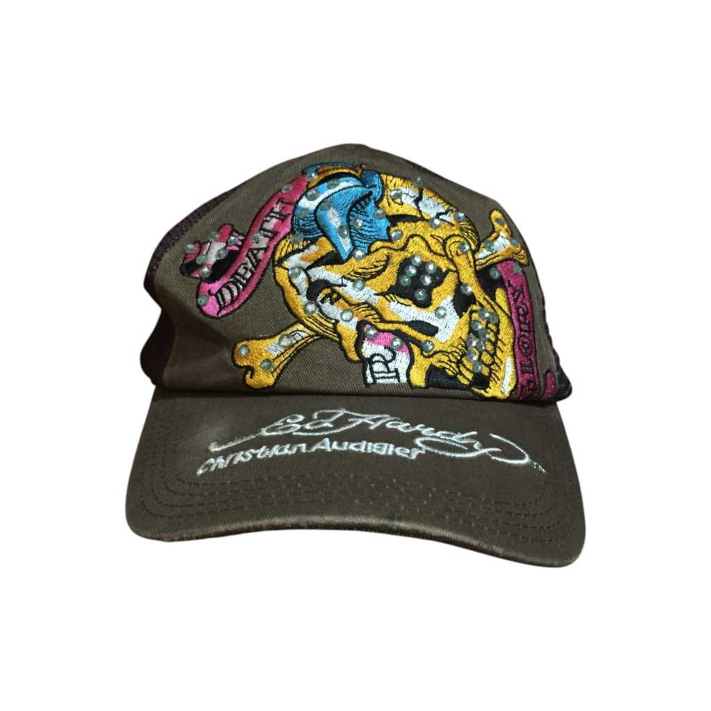 Ed Hardy Death Glory Trucker Hat