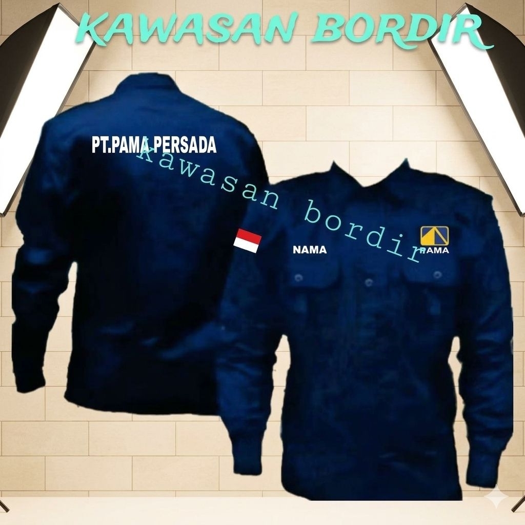 Terbaru seragam PT PAMA persada kemeja PT PAMA persada pdh PT PAMA persada baju PT PAMA persada keme