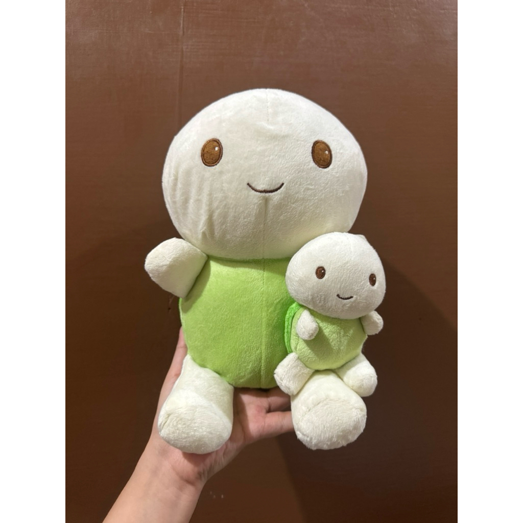 Boneka karakter Kura-Kura Ibu dan Anak size 35cm / Boneka Kura kura / Boneka kura kura Lucu