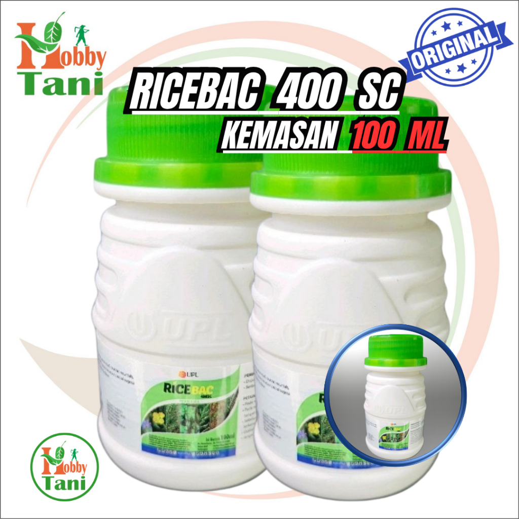 Ricebac 400SC 100 ML Herbisida Sistemik Padi Original Kemasan Pabrik