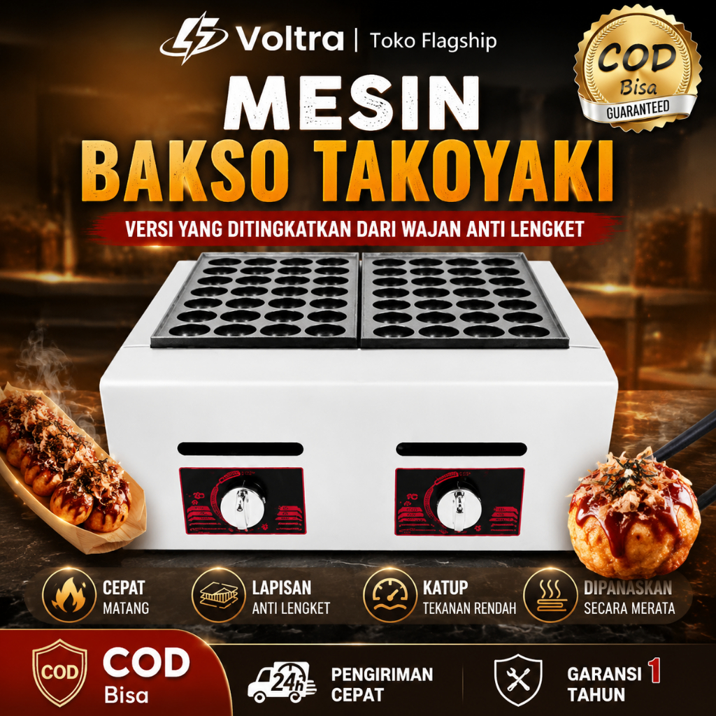 Mesin bakso takoyaki  Toko komersial mesin takoyaki bakso komersial mesin pemanas panci gas bakso ik