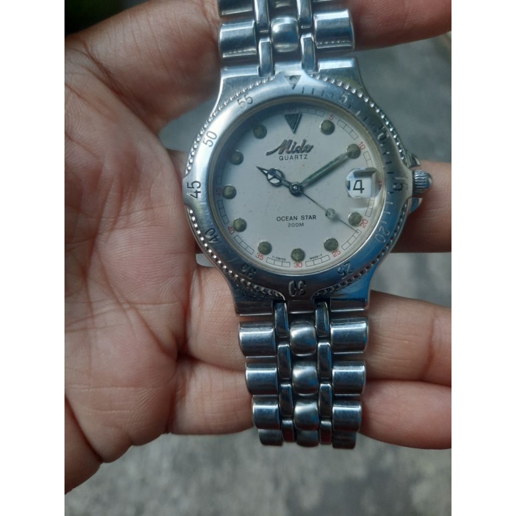 jam tangan mido QUART ocean star