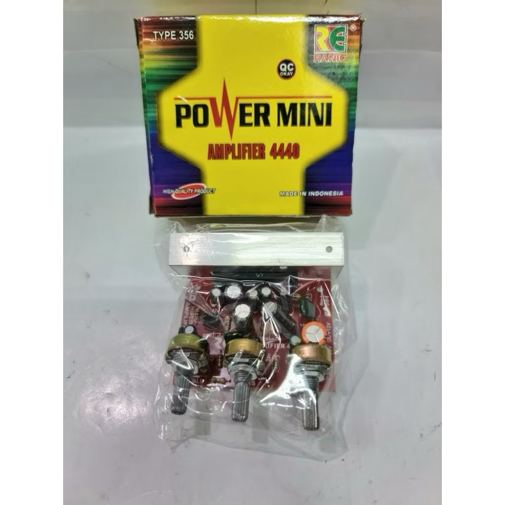 RANIC KIT POWER AMPLIFIER 12V LA4440 POWER MINI LA4440 12V DC MONO RANIC TYPE(356)