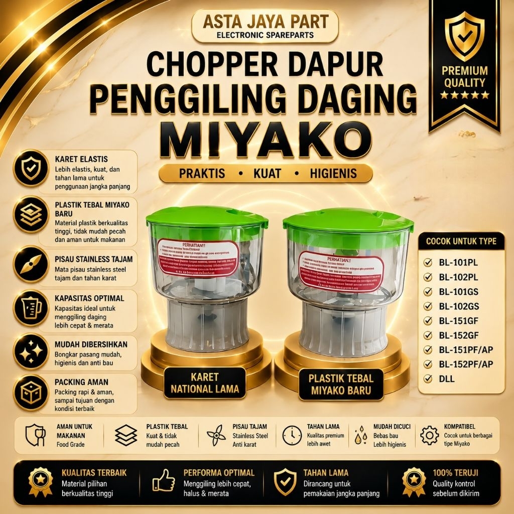 CHOPPER PENGGILING DAGING MIYAKO