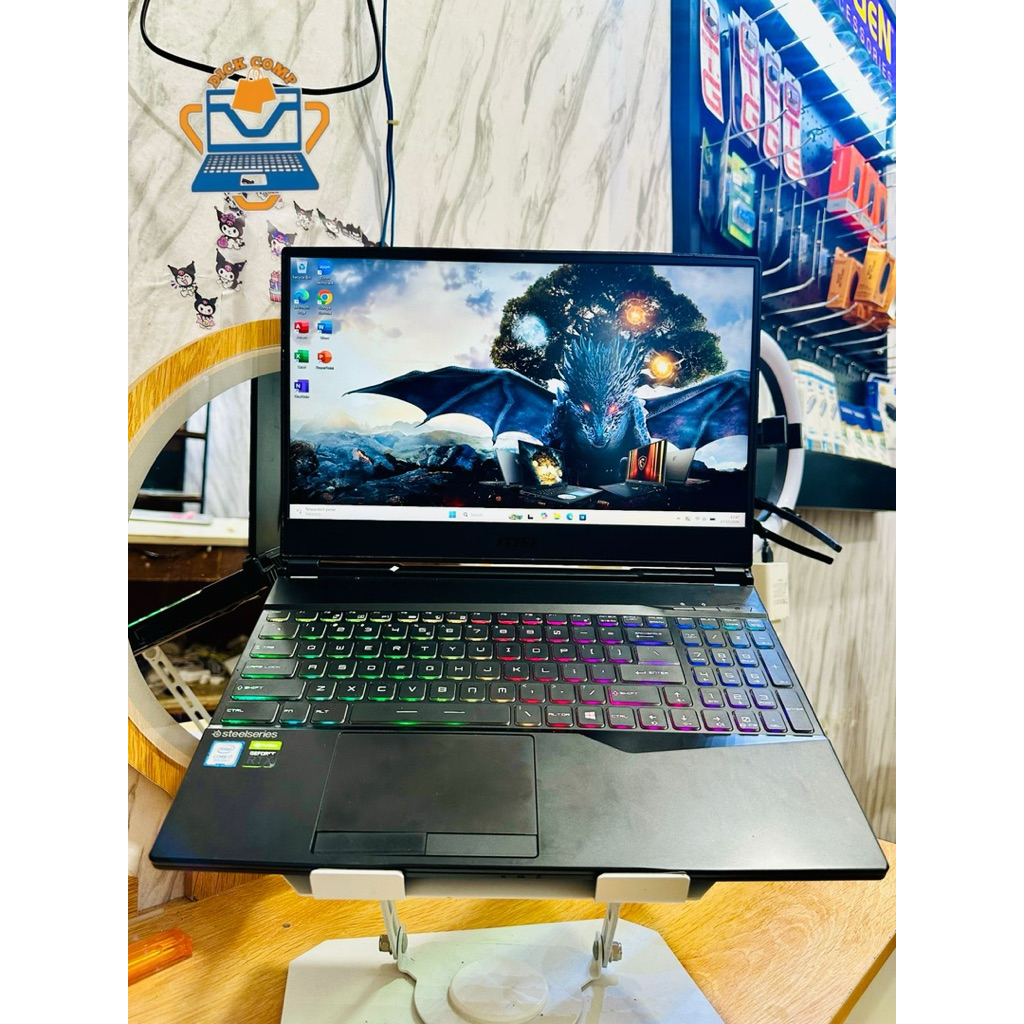Msi Leopard GL65. Rtx 2070 8GB. core i7 gen 9. ram 16/512gb ssd. normal