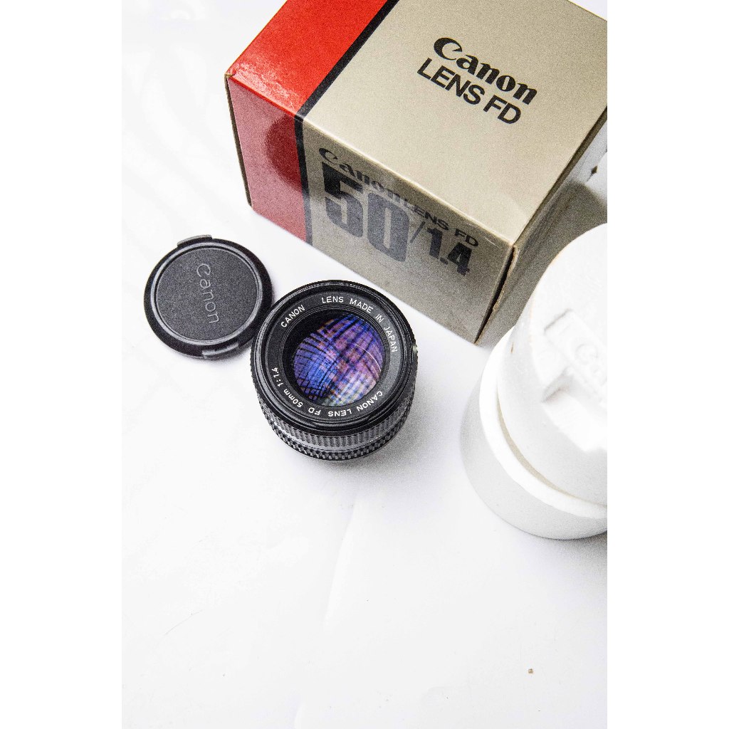 Lensa Manual Canon New FD 50mm f1.4 NFD New Old Stock 