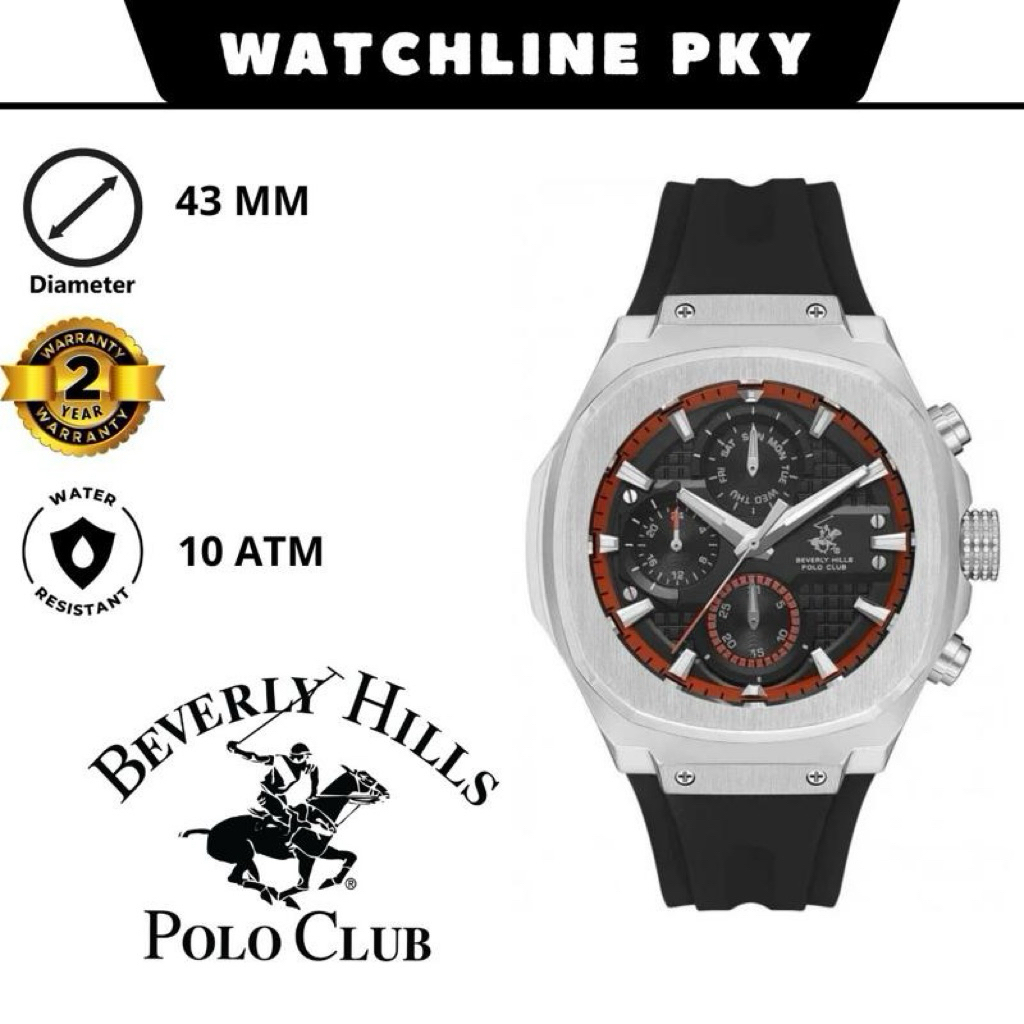 JAM TANGAN PRIA BEVERLY HILLS POLO CLUB