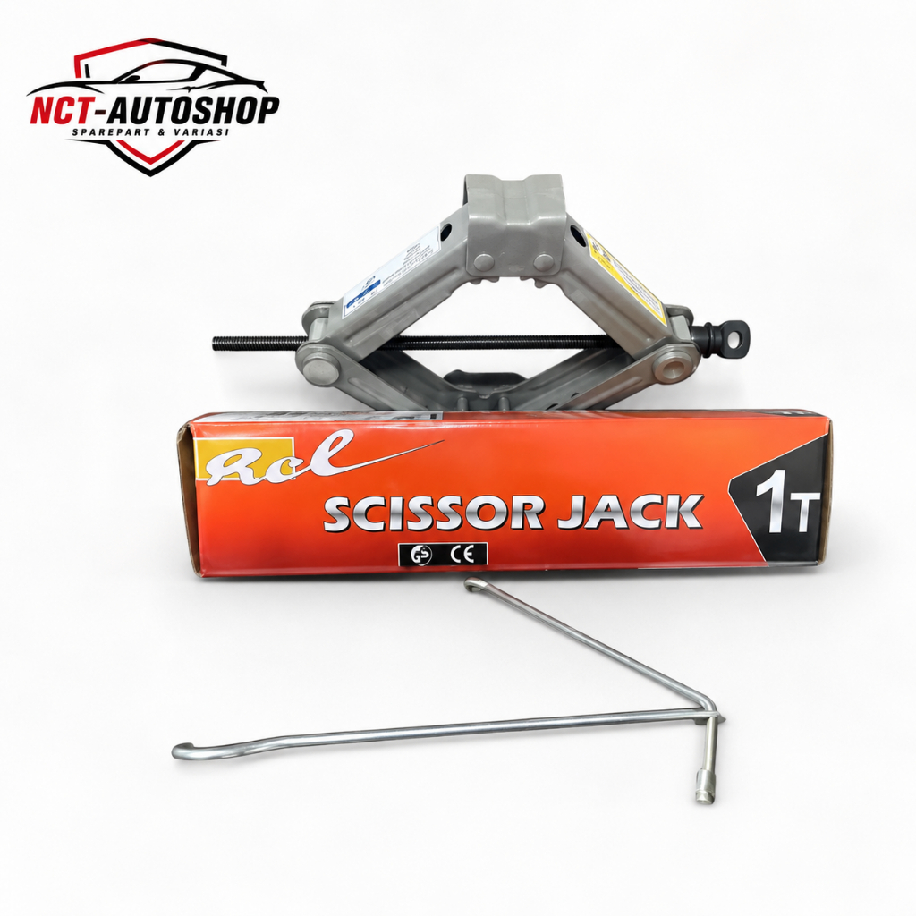 REL SCISSOR BESI BAJA Dongkrak Mobil Model Jembatan REL Scissor Jack 1 Ton 1000 KG Universal