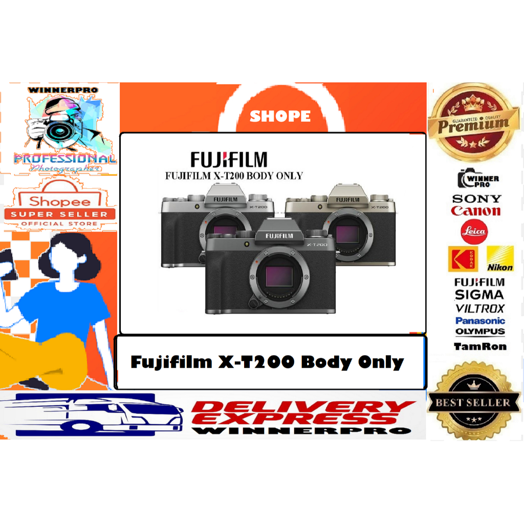 Fujifilm XT200 X-T200 Body Only